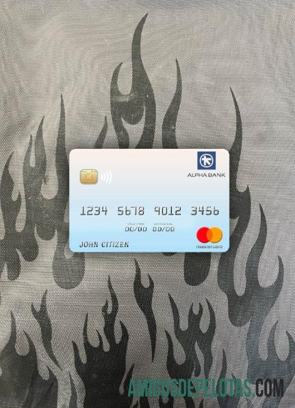 Grécia Alpha Bank Mastercard Photolook Front modelo